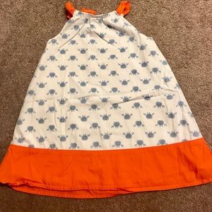 GYMBOREE 2T Orange crab dress